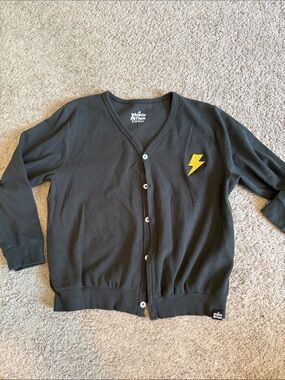Kids Whistle & Flute lightening bolt cardigan